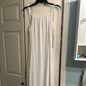 Off white summer maxi dress